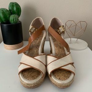 Nude Wedges from Loft - Size 6